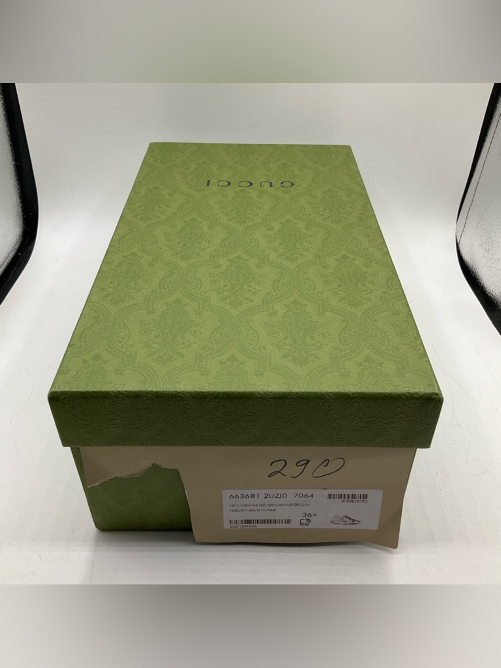 Gucci Rhyton GG Monogram Canvas Sneaker Shoes Size 36+ (US 6.5) - Picture 15 of 16